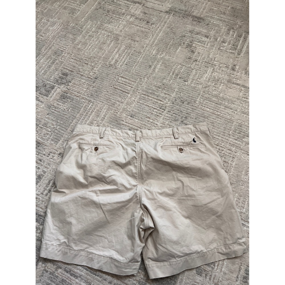 Polo Ralph Lauren Mens Chino Shorts 42 Stretch Straight Fit Beige Casual - Picture 13 of 16